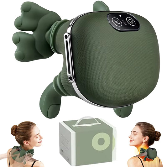 NEW Bionic Neck Shoulder Massager N7 Kneading Massager Shawl 3-Level Modes Neck Cervical Waist Leg Body Muscles Massage Pillow