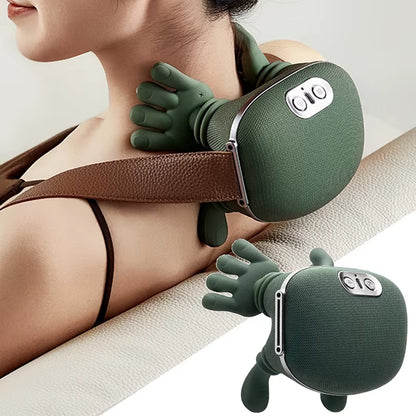 NEW Bionic Neck Shoulder Massager N7 Kneading Massager Shawl 3-Level Modes Neck Cervical Waist Leg Body Muscles Massage Pillow